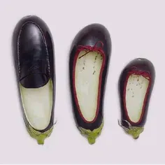 کفشهای جالب ودیدنی ساخته شده از بادمجان