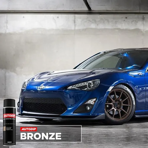 Supercharged FRS with wheels painted in Bronze with @auto