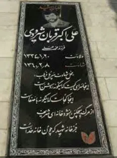 شعر روی سنگ مزار شهید 