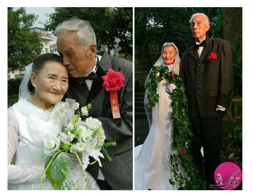 زن و شوهر 98 ساله چینی تصمیم گرفتند پس از هفتاد سال، روز 