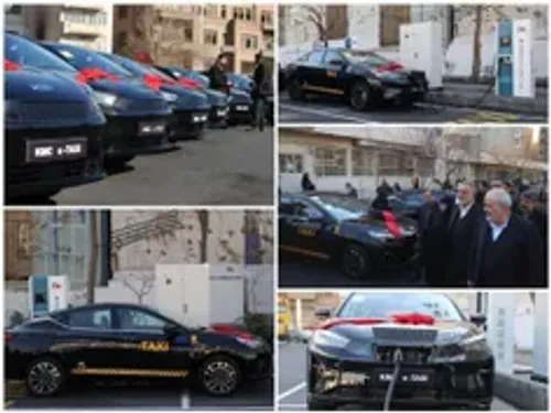 📸 تاکسی های برقی جدید تهران رونمایی شد