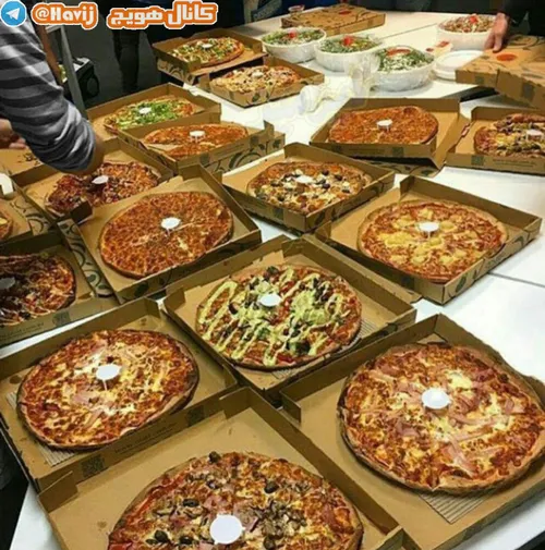 هیئتی توی تهران شام پیتزا با منوی انتخابی میده....دلم خوا