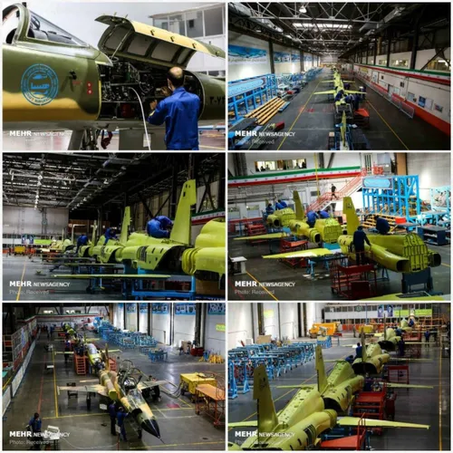 خط تولید انبوه اولین جت جنگنده ایرانی کوثر افتتاح شد