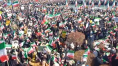 فیلم هوایی از حضور باشکوه #مردم اصفهان در راهپیمایی امروز
