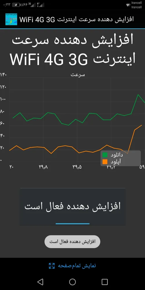 ‏«افزایش دهنده سرعت اینترنتWiFi 4G 3G» را در بازار اندروی