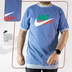 🔸 تیشرت مردانه آستین کوتاه لی آبی Nike مدل 1563