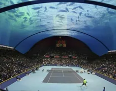 تو قطر استادیوم تنیس زیر آب ساختن! 