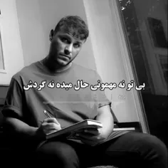 بی تو نه مهمونی حال میده نه گردش💔✨