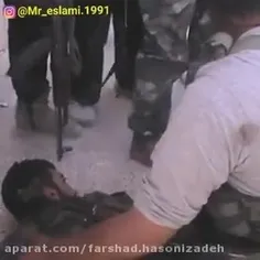 شهید مدافع حرم که توسط داعشی های حرامی گرفتار شد و سرش را