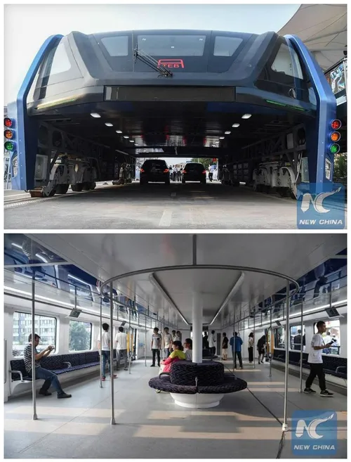این اتوبوس هم بالاخره ساخته شد تو چین.