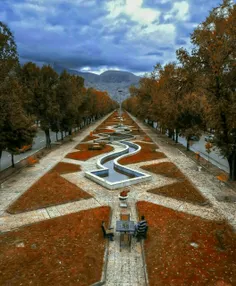 بلوار طاق بستان در آخرین نفس های پاییز🍁 🍂 🍂 