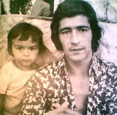 ناصر حجازی و فرزندش آتیلا در سال 58 #ورزشکاران
