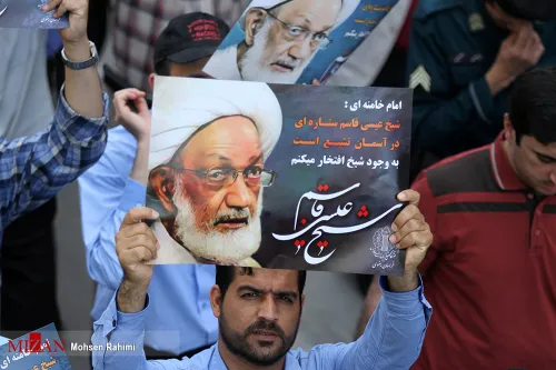 راهپیمایی امروز مردم مشهد در دفاع از شیخ عیسی قاسم و محکو