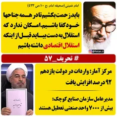 امام خمینی: باید زحمت بکشیم تا در همه جناحها #خودکفا باشی