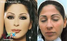 قبل و بعد ارایش(خواننده عرب)