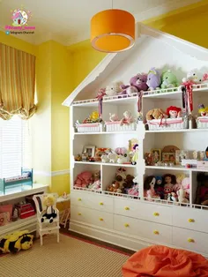 چیدمان عروسک و اسباب بازی در #اتاق_کودک
