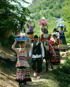 مراسم جالب عروسی سنتی در #گیلان 😍 #رشتیهای_با_فرهنگ