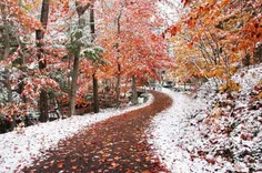 برف تو پاییز قشنگه!!