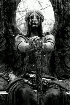 #angel  #dark #creepy #horror #cemetary #statue #wallpape