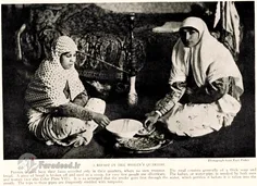 یک مهمونی #دخترانه ...صد سال پیش با نان & سوپ & #قلیون