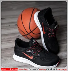 کفش #ورزشی Nike مردانه مشکی قرمز مدل Roham