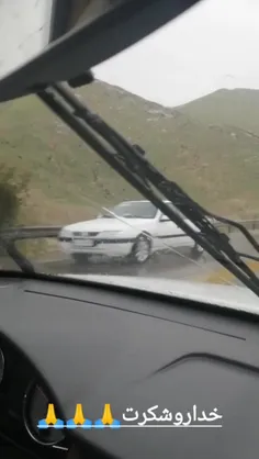 جاده بارونی.جاتون خالی.همین الان بارون گرفت.خداروشکر🙏🙏🙏🙏🙏