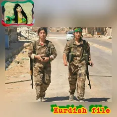 نیروهای YPJ در عفرین.