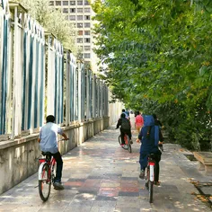 #dailytehran #picofiran #bicycle #sidewalk #Tehran #kids 