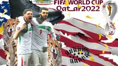 پوستر اختصاصی نبرد امشب ایران با آمریکا در جام جهانی فوتبال