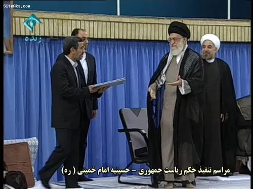 عکس های تنفیذ حکم ریاست جمهوری دکتر حسن روحانی