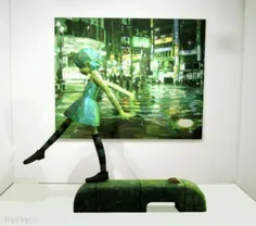 ادغام #هنر سه بعدی و دو بعدی! در نمایشگاهی از Shintaro Oh