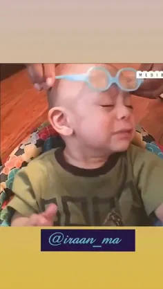 💥برا اولین مادرشون رو با عینک میبینن🥲