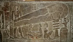 هیروگلف‌ هایی در معبد هاثور و دندرا در مصر کشف شده که مصر