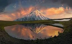 تصویری زیبا از قله دماوند 🏔 ️ #ایران سربلند 🇮 🇷 🇮 🇷 🇮 🇷 