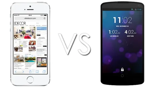 iPhone 5S و Nexus 5