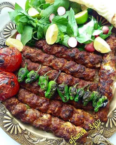 کوبیده مخلوط با طعم عالی.