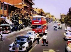 خیابان فردوسی تهران، اواخر دهه 30 خورشیدی.
