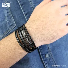 قیمت : 39000 تومان دستبند چرم طرح Montblanc دارای رنگ ثاب