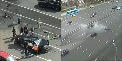 تصادف خودروی پوتین دربزرگراهی در مسکو که منجر به کشته شدن