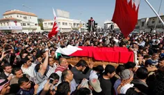 اینجا بحرین! تشییع شهداء عادتشان شده…