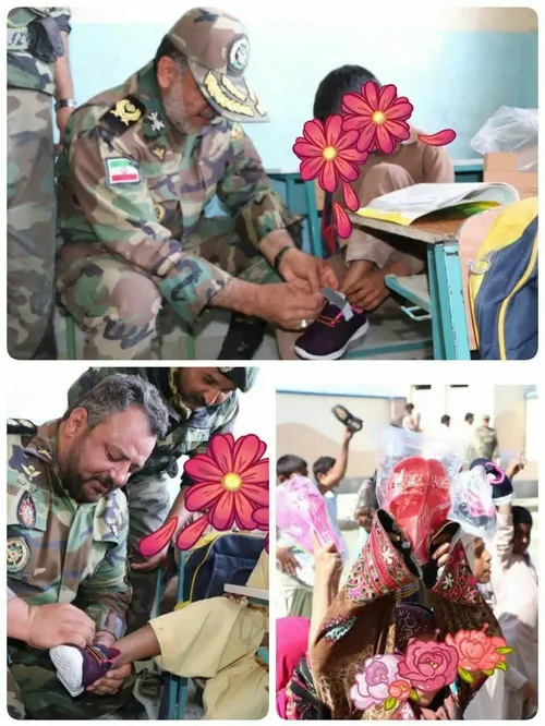 🔻 کار قشنگ در روزهای آخر امداد رسانی در سیستان و بلوچستان