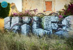 #نقاشی های چشم نواز با اسپری روی دیوارها   #هنرمند پرتغال