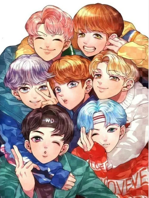 انیمه BTS 🤩