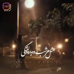 شب شد و باز آمدی...