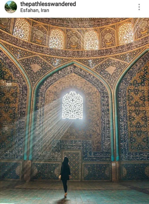 ‏جهانگرد لهستانی با انتشار این عکس از اصفهان نوشته:سفر یع