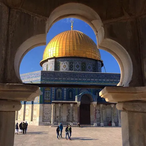 Jerusalem city, close to Al-Aqsa Dome. Photo by Wissam Na