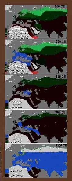 روند پیدایش و گسترش فرآوریشیوهء رعیت دارسالاری (301 تا 18