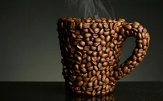 یک لیوان قهوه بامزه