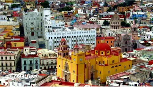 یکی از شهرهای رنگی جهان گوآناخوآتو (Guanajuato)، مکزیک اس