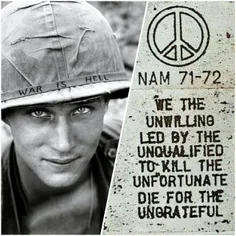 نوشته ‌روی فندک یکی از سربازان آمریکا در جنگ ویتنام :